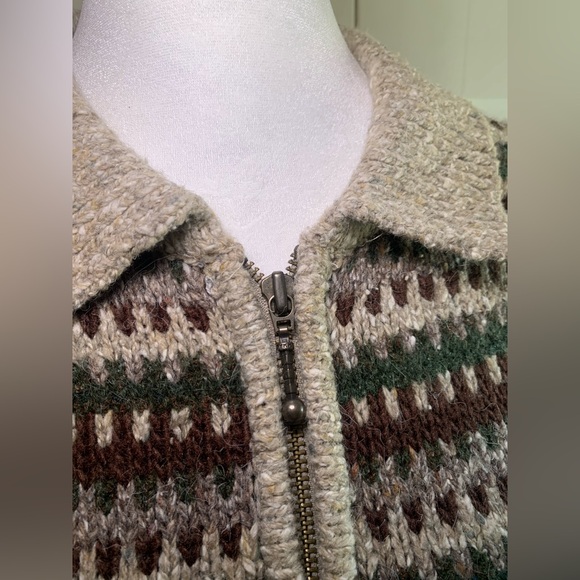 Vintage Wool Zip Up Jacket Women’s Size Medium - Picture 4 of 10